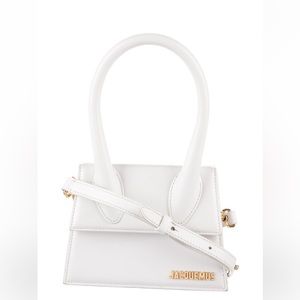 Authentic Jacquemus white Top Handle Bag